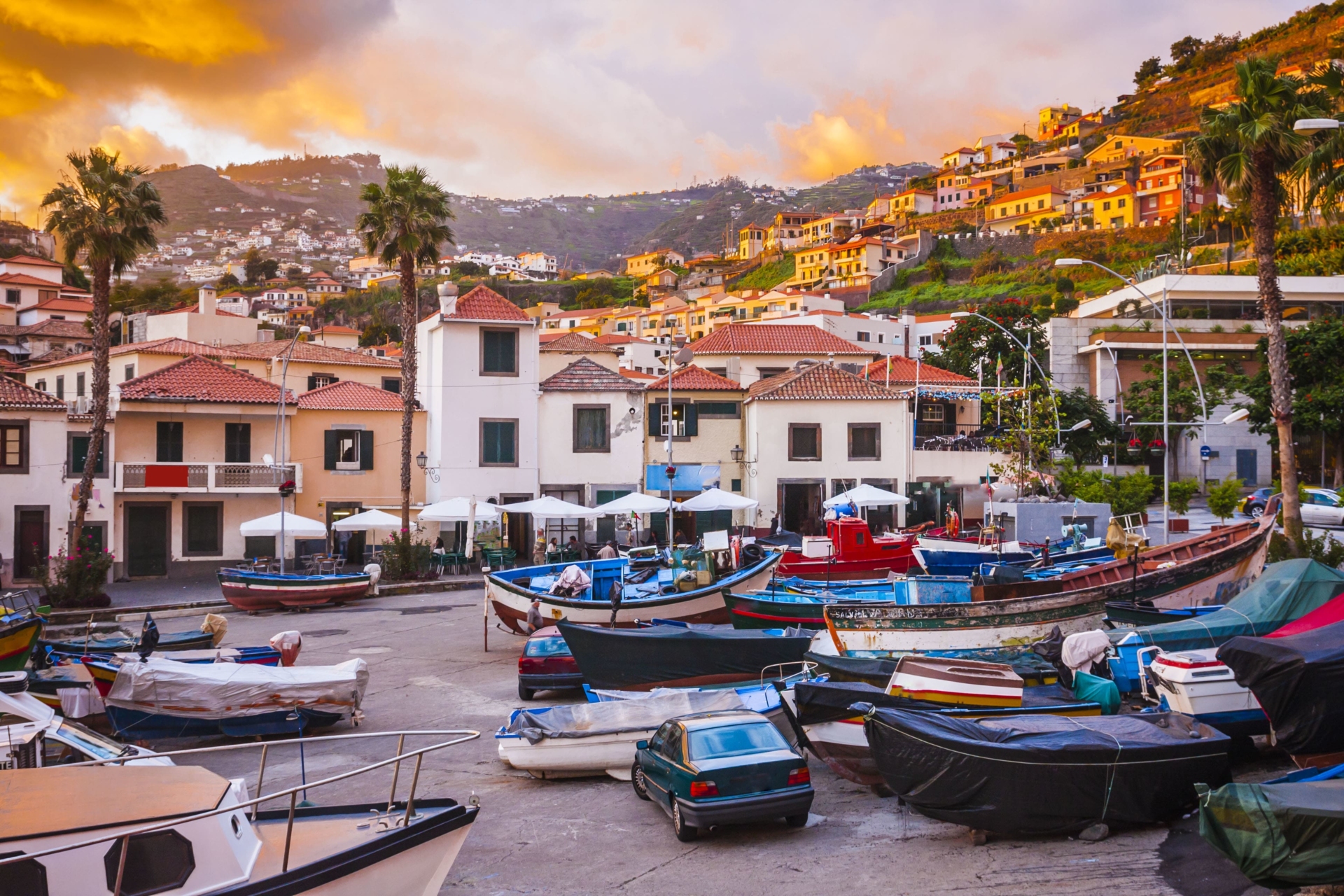 Port de Câmara de Lobos à Madère
